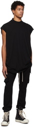 Rick Owens Drkshdw Black Mock Neck Jumbo T-Shirt