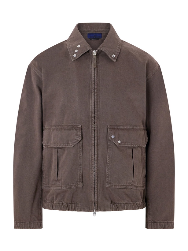 Photo: Stone Island - Garment-Dyed Light Bull Denim-tc Jacket - Brown