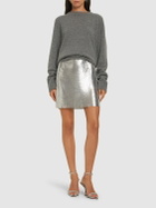RABANNE Micro Mesh Mini Skirt