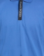 Mcqueen Mens Polo shirt in Blue