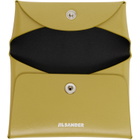 Jil Sander Green Folded Coin Pouch