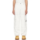 Off-White White Vintage Cotton Cargo Pants