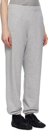 MM6 Maison Margiela Gray Logo Sweatpants