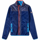 Moncler Grenoble Men's Reversible Polartech Fleece Jacket in Blue