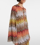 Missoni Wave lamé beach dress