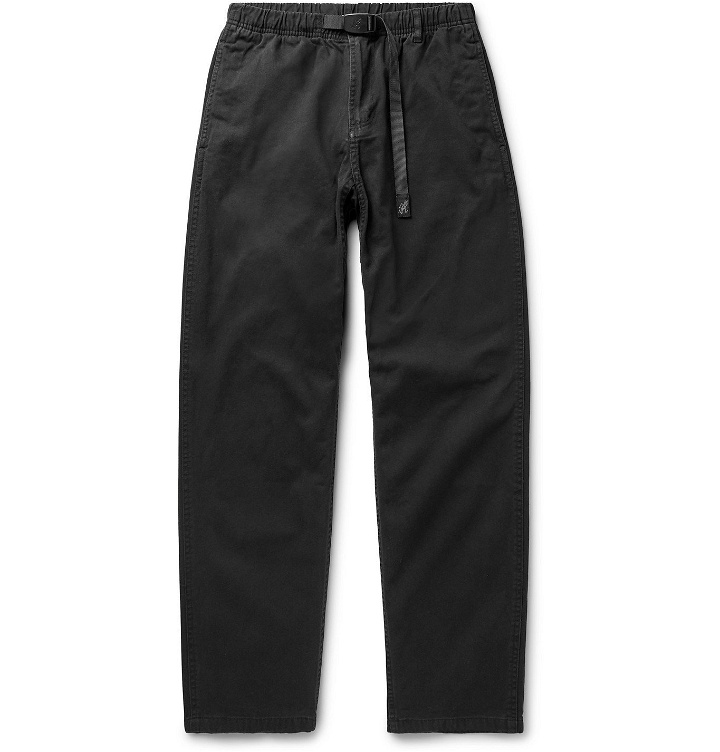 Photo: Gramicci - Belted Cotton-Twill Trousers - Black