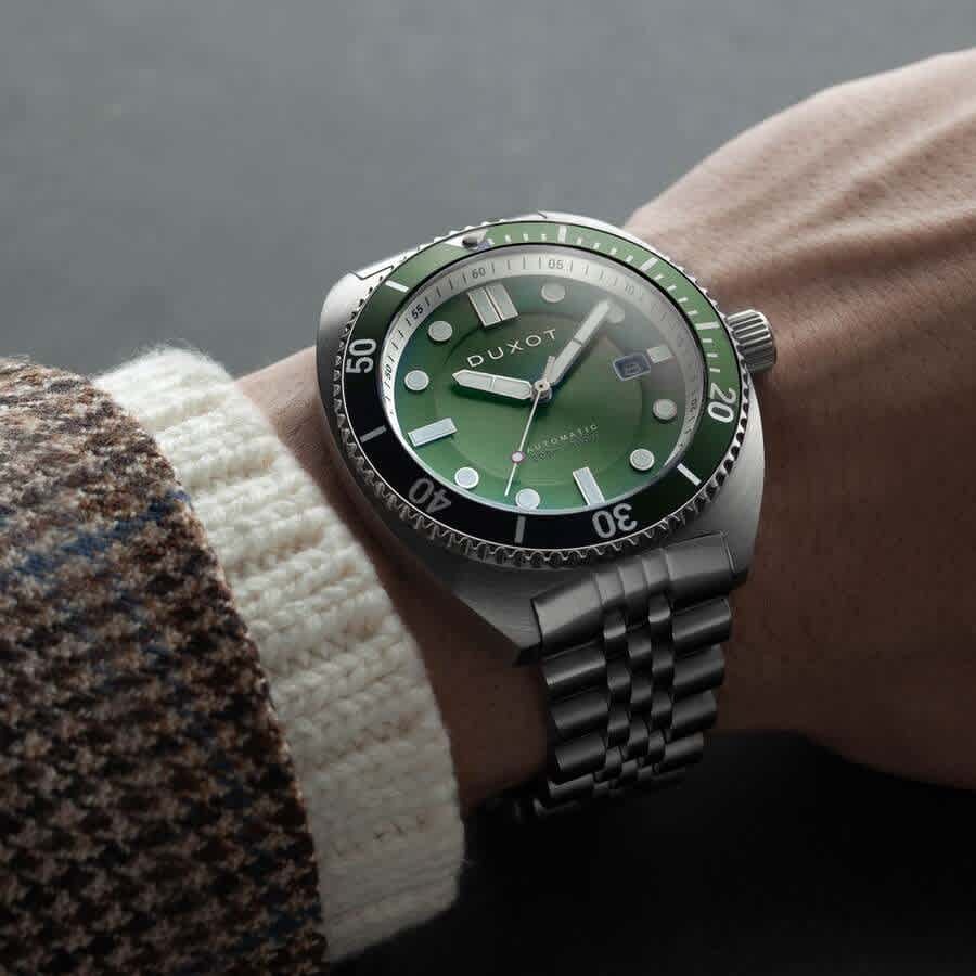 Duxot Tortuga Automatic Green Dial Mens Watch DX-2026-22