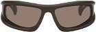 032c Brown MYKITA Edition Marfa Sunglasses