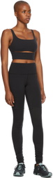 Alo Black Slit Sports Bra