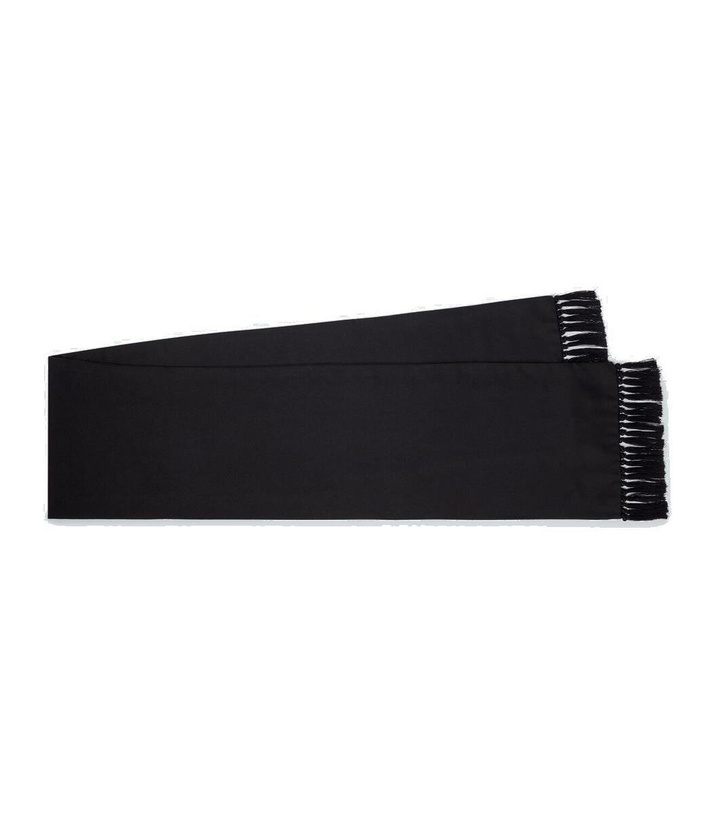 Photo: Loro Piana Fringed silk scarf