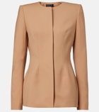 Mugler Wool-blend blazer