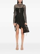 Elena Velez Keyhole Corset Mini Dress