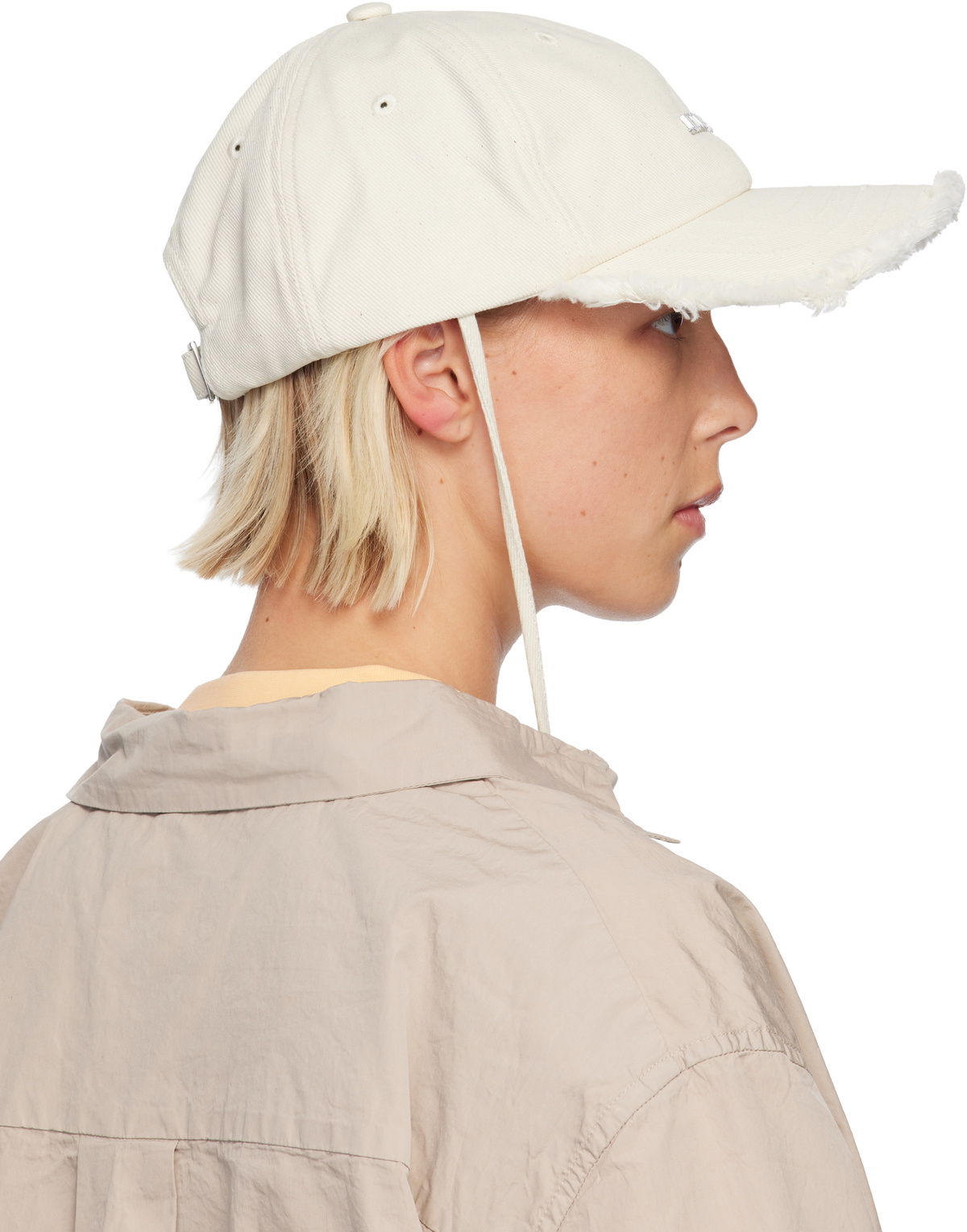 JACQUEMUS Off-White Les Classiques 'The Artichaut' Cap