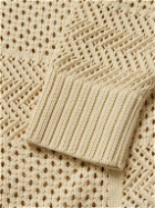 Mr P. - Open-Knit Cotton Cardigan - Neutrals