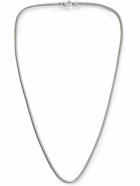 Tom Wood - Snake Rhodium-Plated Silver Necklace