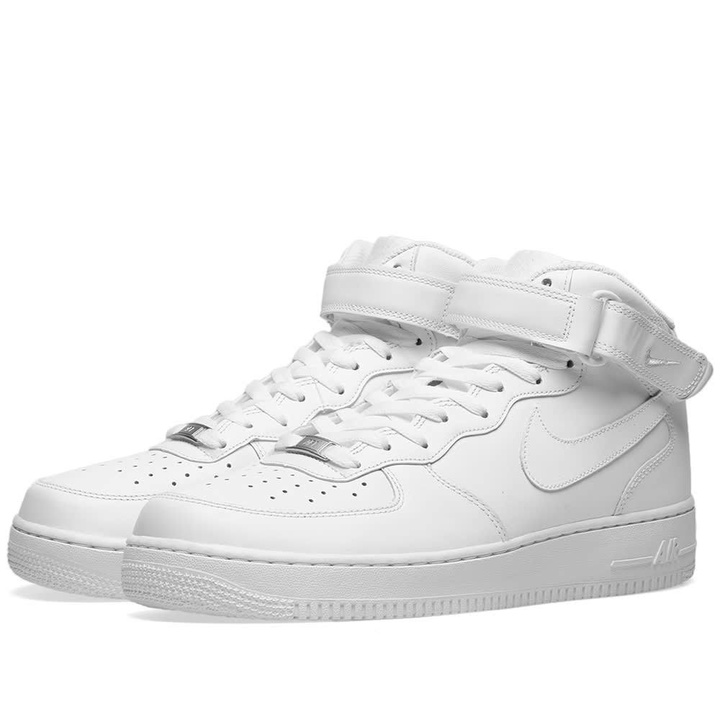 Photo: Nike Air Force 1 Mid '07 White