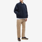 Neighborhood Men's Cord Windbreaker Jacket in Navy