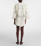 Isabel Marant Solara embroidered cotton-blend minidress