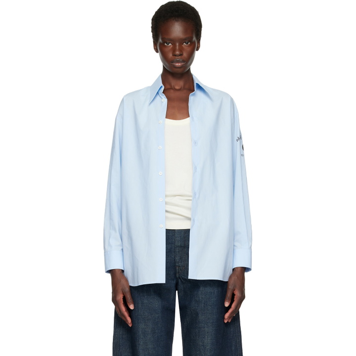 Photo: MM6 Maison Margiela Blue Poplin Shirt