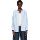 MM6 Maison Margiela Blue Poplin Shirt