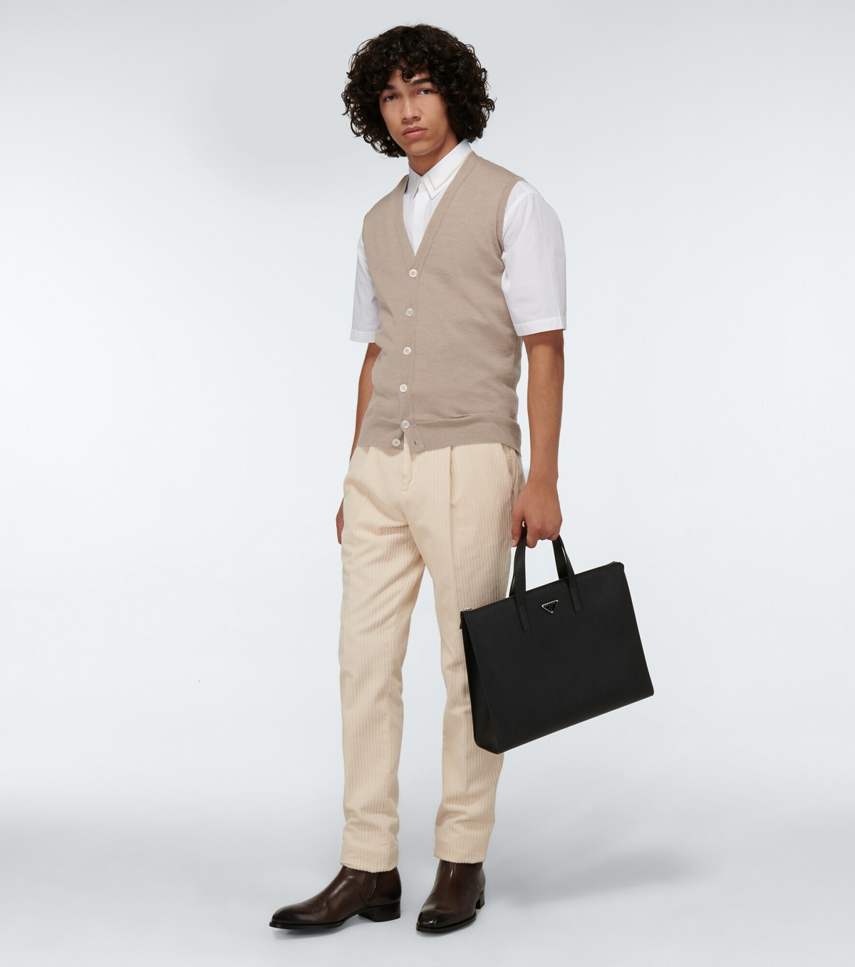 John Smedley - Stavely knitted wool vest