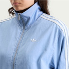 Adidas Women's Denim Firebird Tracktop in Light Denim