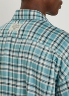 Acne Studios Oversized Checked Woven Shirt White And Blue