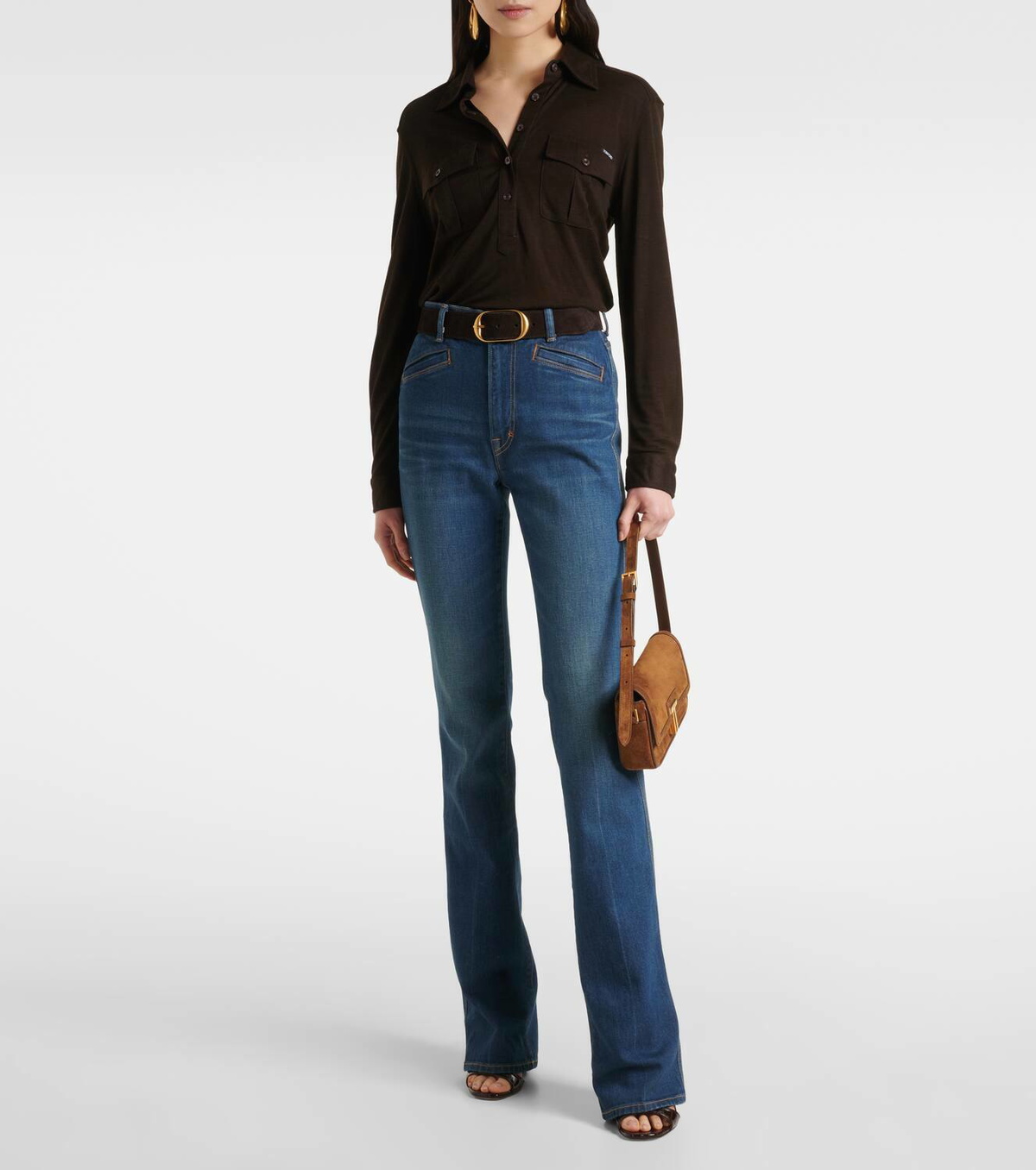 Tom Ford High-rise flared jeans