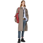 Gucci Brown NY Yankees Edition Houndstooth Coat