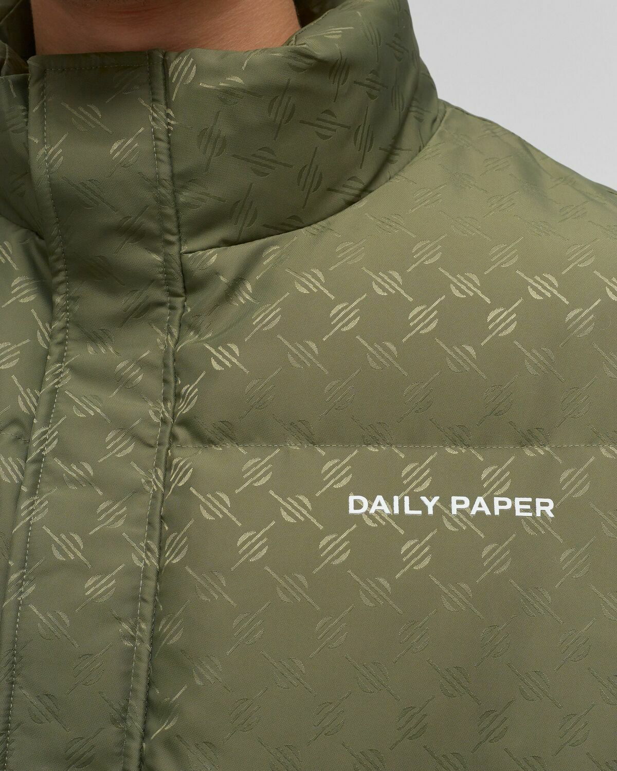 monogram-jacquard denim shirt jacket, Daily Paper