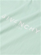 Givenchy - Archetype Logo-Print Cotton-Jersey T-Shirt - Green