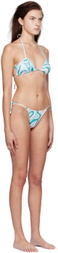 FENSI SSENSE Exclusive Blue Desert Rose Bikini