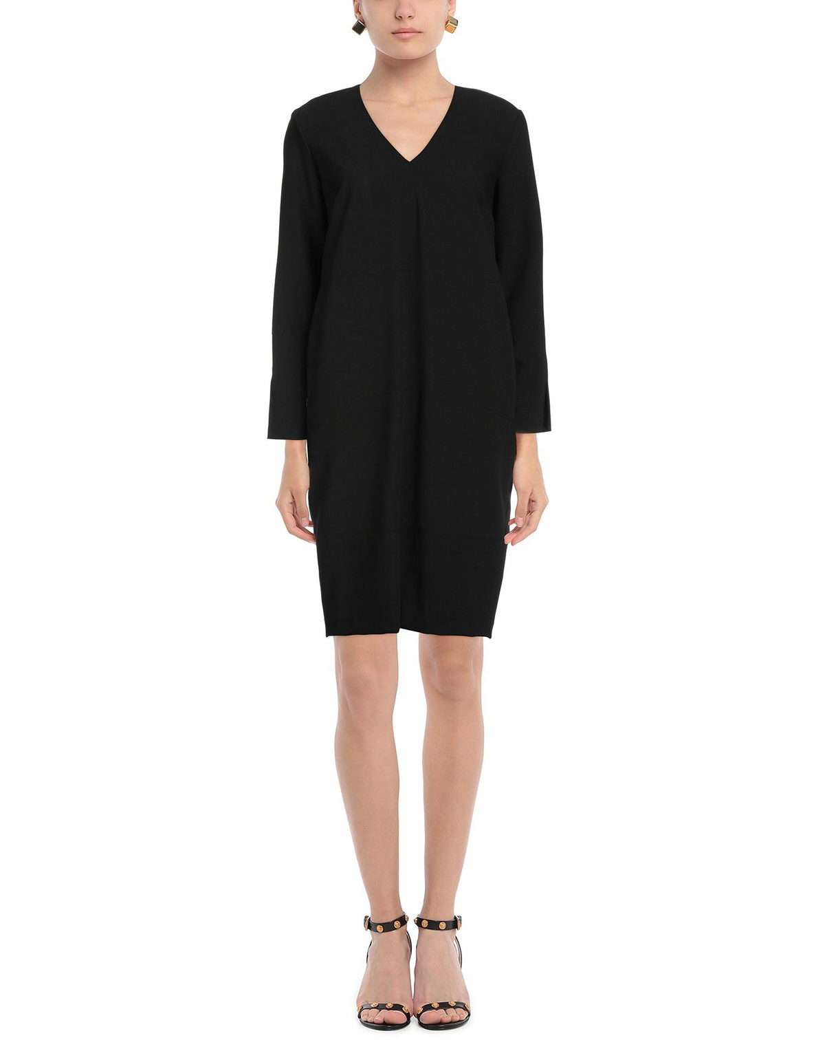 Manila Grace Womens Mini dress in Black
