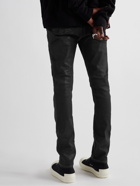 Rick Owens - Detroit Slim-Fit Coated Jeans - Black