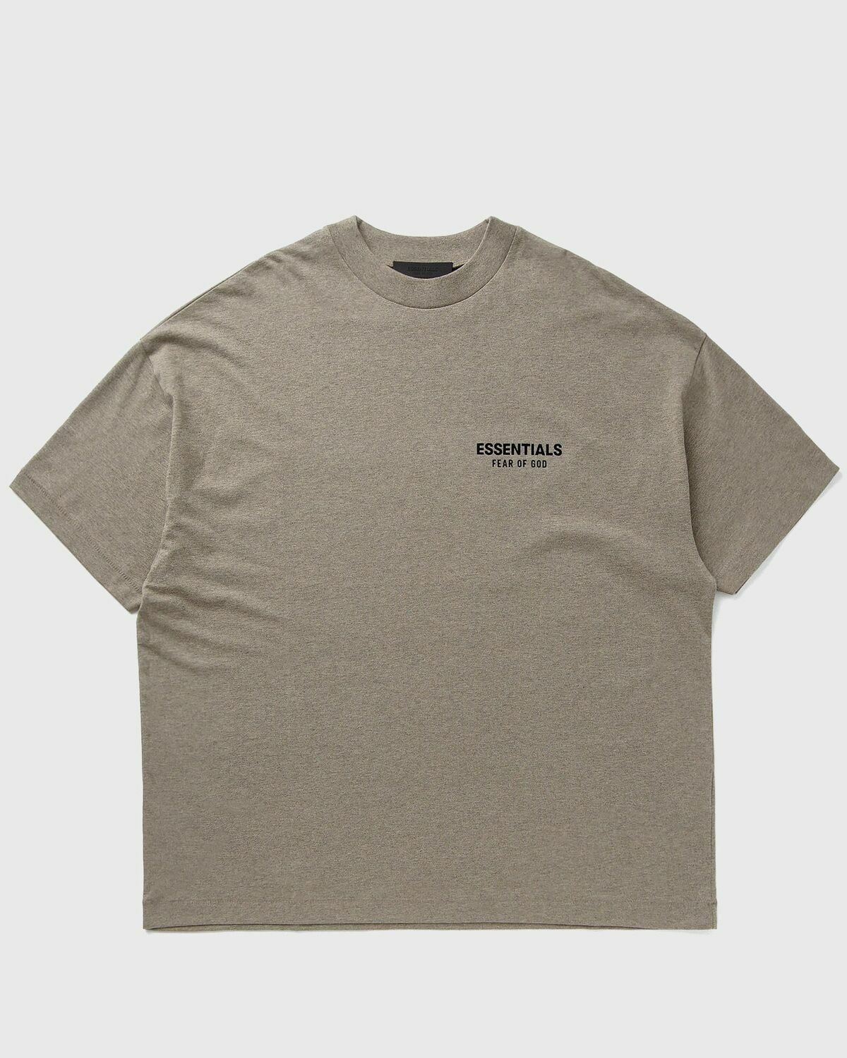 Fear Of God Essentials Jersey Crewneck T Shirt Grey Fear Of