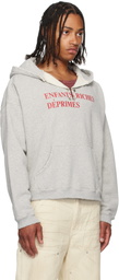 Enfants Riches Déprimés Gray Classic Logo Hoodie