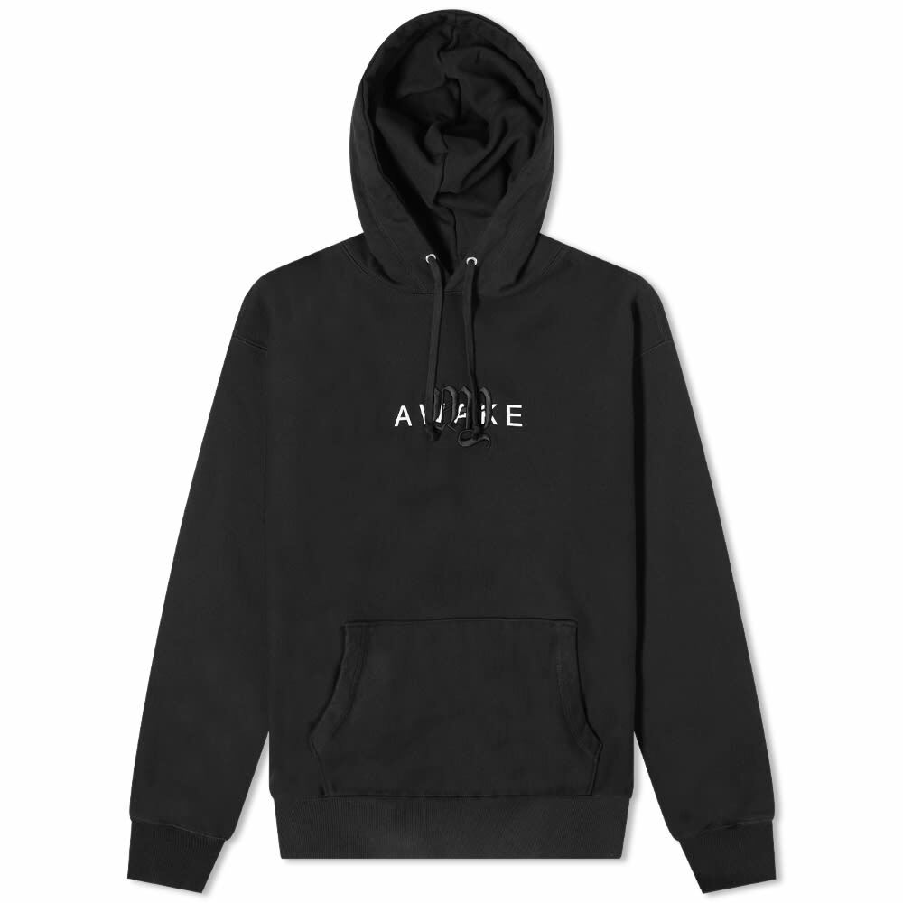 Awake NY Black Sun-Bleached Logo Hoodie Awake NY