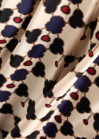 Borgo DE Nor Melia Printed Silk-satin Trousers Multicoloured
