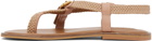 See by Chloé Tan Nola Braided Sandals