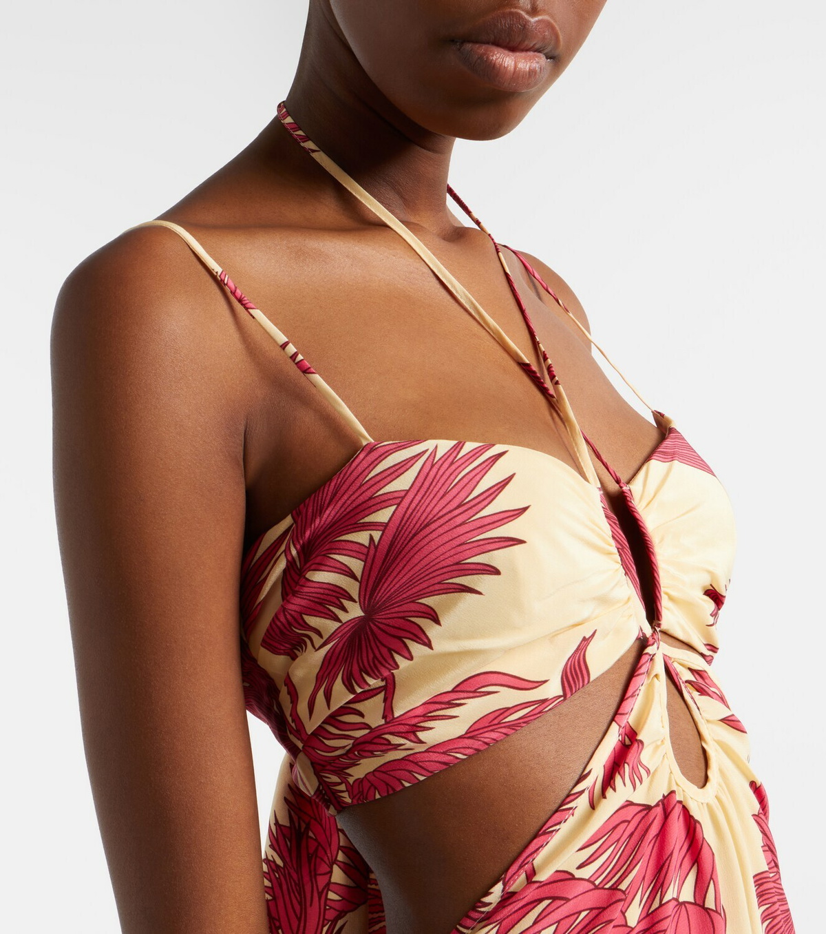 Johanna Ortiz Andalusian Rhythms printed silk maxi dress