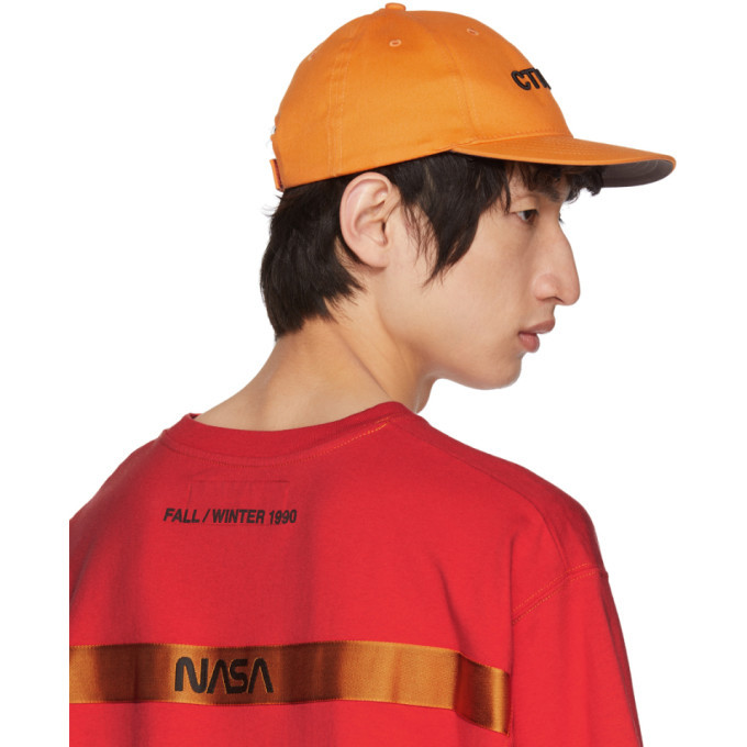Heron Preston Orange Style Cap Heron Preston