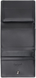 YOHJI YAMAMOTO Black Compact Wallet