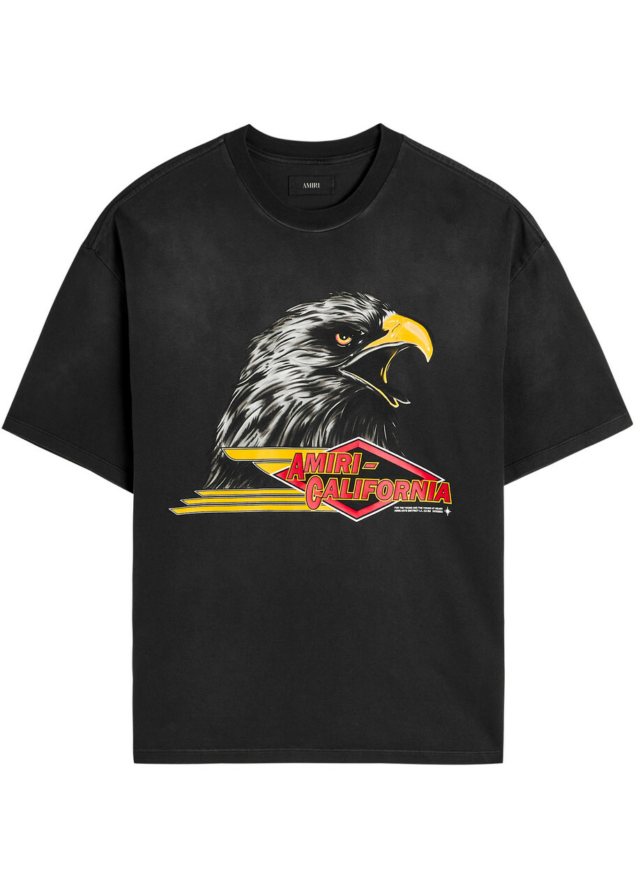 ☆送料関税込☆AMIRI☆Vintage MA Eagle OS Tシャツ AMIRI Vintage Ma Eagle T-shirt | Neutrals | FARFETCH