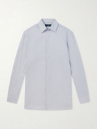 Dunhill - Cotton and Cashmere-Blend Shirt - Blue