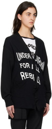 Undercover Black Printed Cardigan