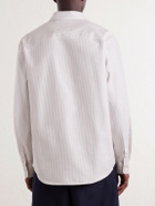 A.P.C. - Button-Down Collar Striped Cotton Shirt - Neutrals