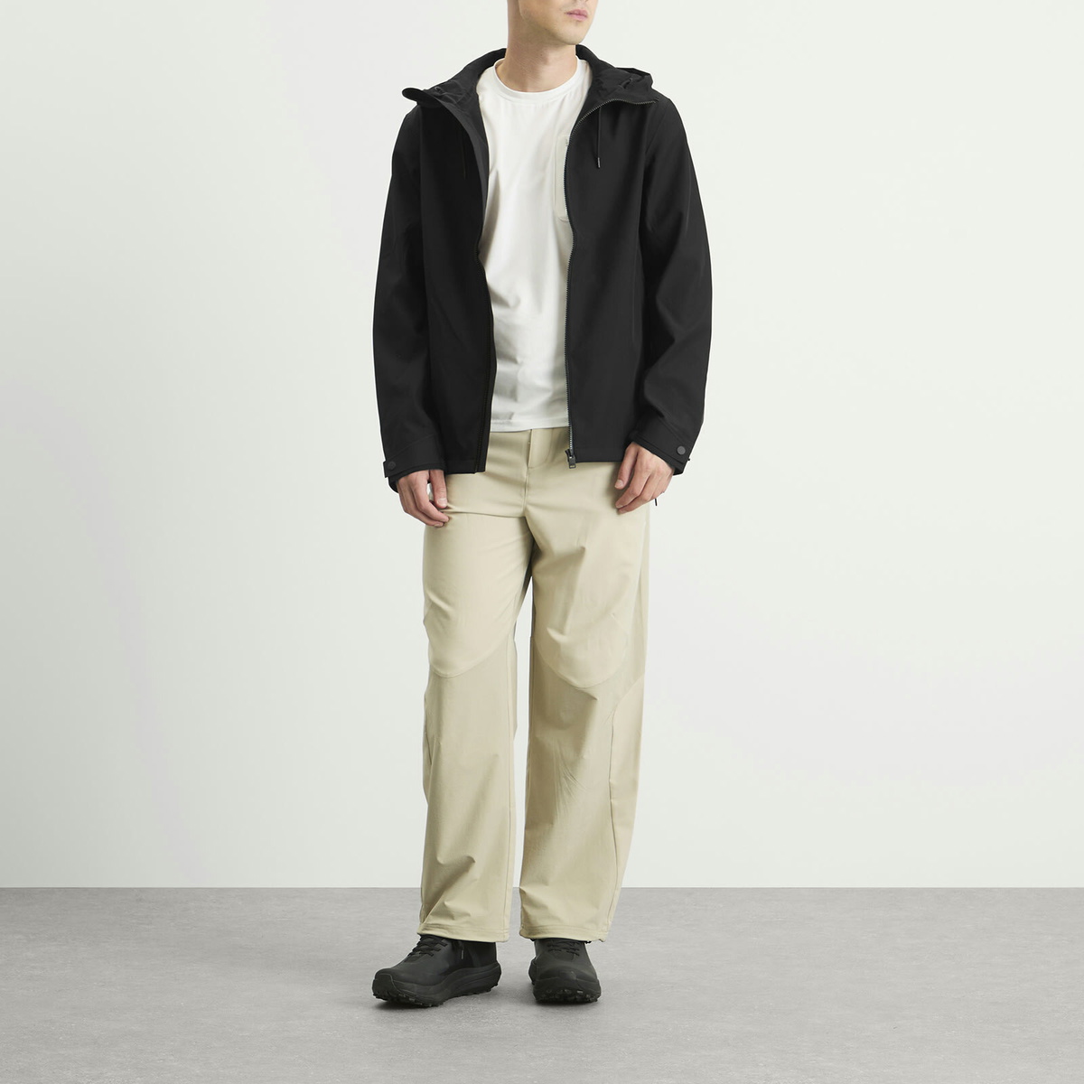 RAINS Men's Suva Softshell Jacket in Black