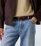 Lardini Braided leather belt