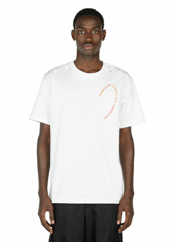 Photo: Moncler - Graphic Print T-Shirt in White