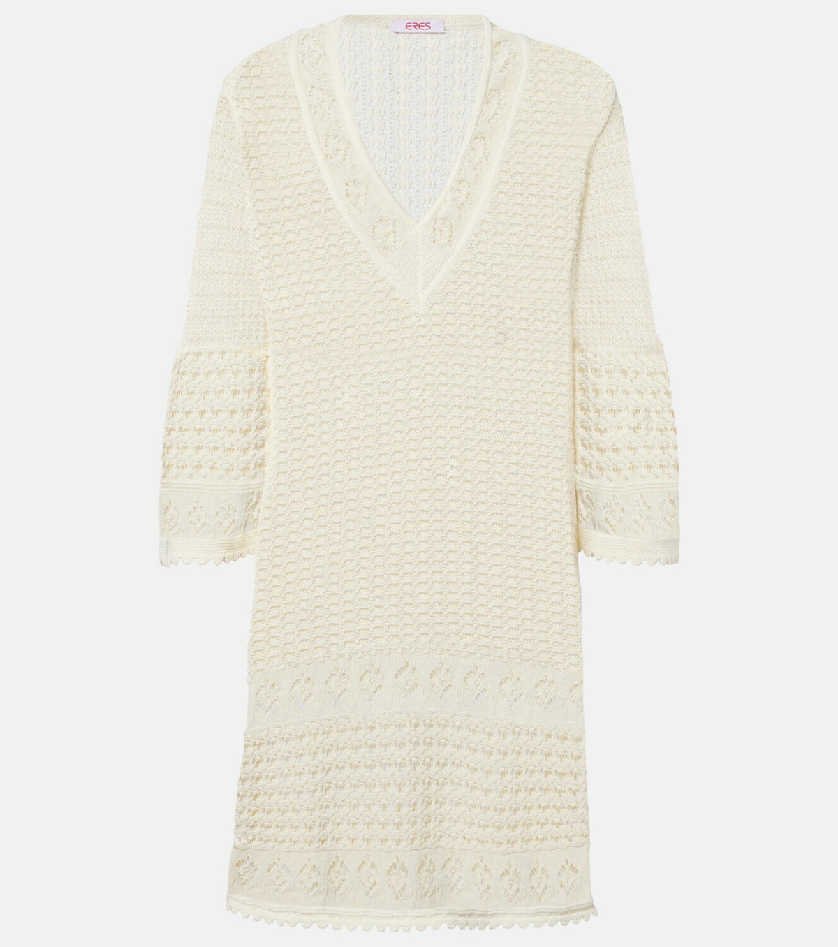 Eres Divina crochet minidress